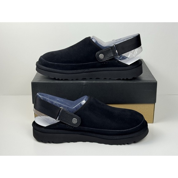 UGG Goldencoast Clog Men's Size 11 Sandal Black Suede M/1142172 - Picture 2 of 5